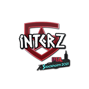 Sticker | interz | Stockholm 2021 Sticker — CS2 skin in the 10% Hyper Beast case on DuckSkins