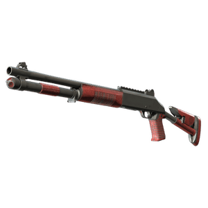 XM1014 | Red Leather (Battle-Scarred) XM1014 — CS2 skin in the Lightning Strike case on DuckSkins